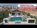 Didim de satilik esyali tek katli villa