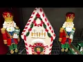 Walmart Christmas 2024 Blow Mold Gingerbread House Unboxing