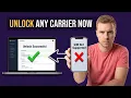 How to Unlock Carrier Locked Android Phone SIM Not Supported Fix Instant Unlock