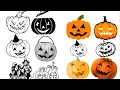 Printable Pumpkin Carving Design Template Ideas - Canva Templates