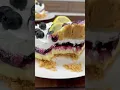 Download Lagu No-Bake Lemon Blueberry Cheesecake #shorts #nobake #food