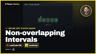 Non-overlapping Intervals - LeetCode 435 Greedy JavaScript