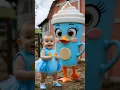 Download Lagu CUTE BABY KOSTUM BEBEK WITH BALLERINA CAPPUCCINA #baby #cute #cutebaby #bayilucu #bebek #duck