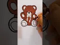 coloring page Teddy bear