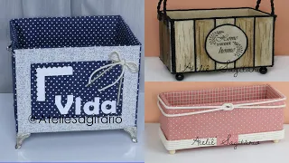 Ideia com caixa de papelão