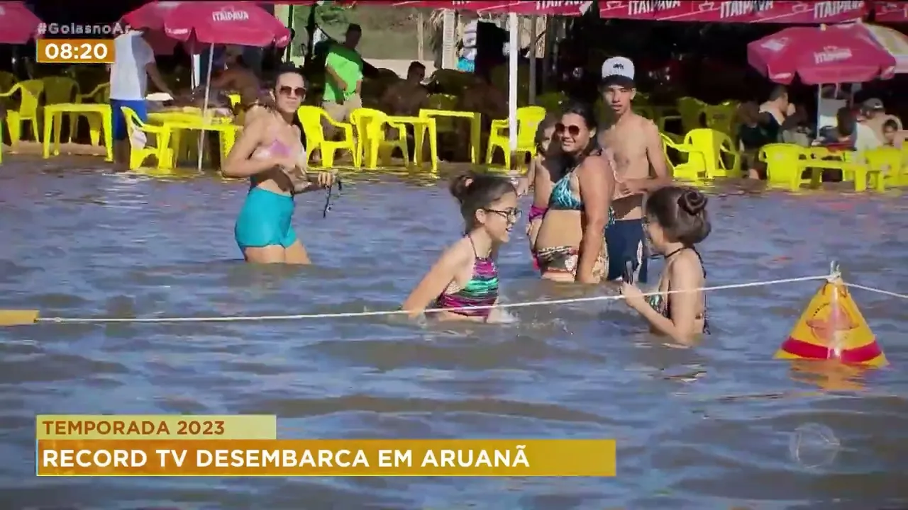 TEMPORADA 2023: RECORD TV DESEMBARCA EM ARUANÃ