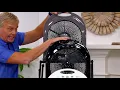 Cascade Capri 12 Portable 4-Speed Cooling Fan Remote Control on QVC