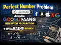 507 Perfect number LeetCode Maths Behind