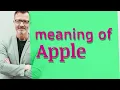 Apple Meaning of apple