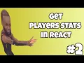 Dynamically Get NBA Players Stats From An NBA API