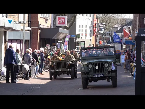 Bevrijdingsoptocht 80 jaar vrijheid door Hardenberg en Heemse.
