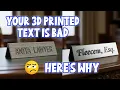 How to Get Razor Sharp Text in Bambu Studio Perfect Lettering Every Time