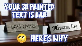 How to Get Razor Sharp Text in Bambu Studio Perfect Lettering Every Time