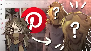 PINTEREST DESIGNS MY CHARACTER making a vampire oc full character design process