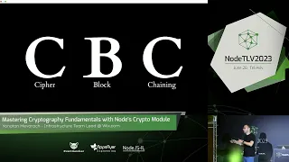 Yonatan Mevorach NodeTLV 23 Mastering Cryptography Fundamentals with Node s crypto module