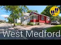 Walking through West Medford Massachusetts -