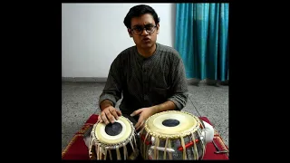 short tabla solo in teentaal 16 beats cycle