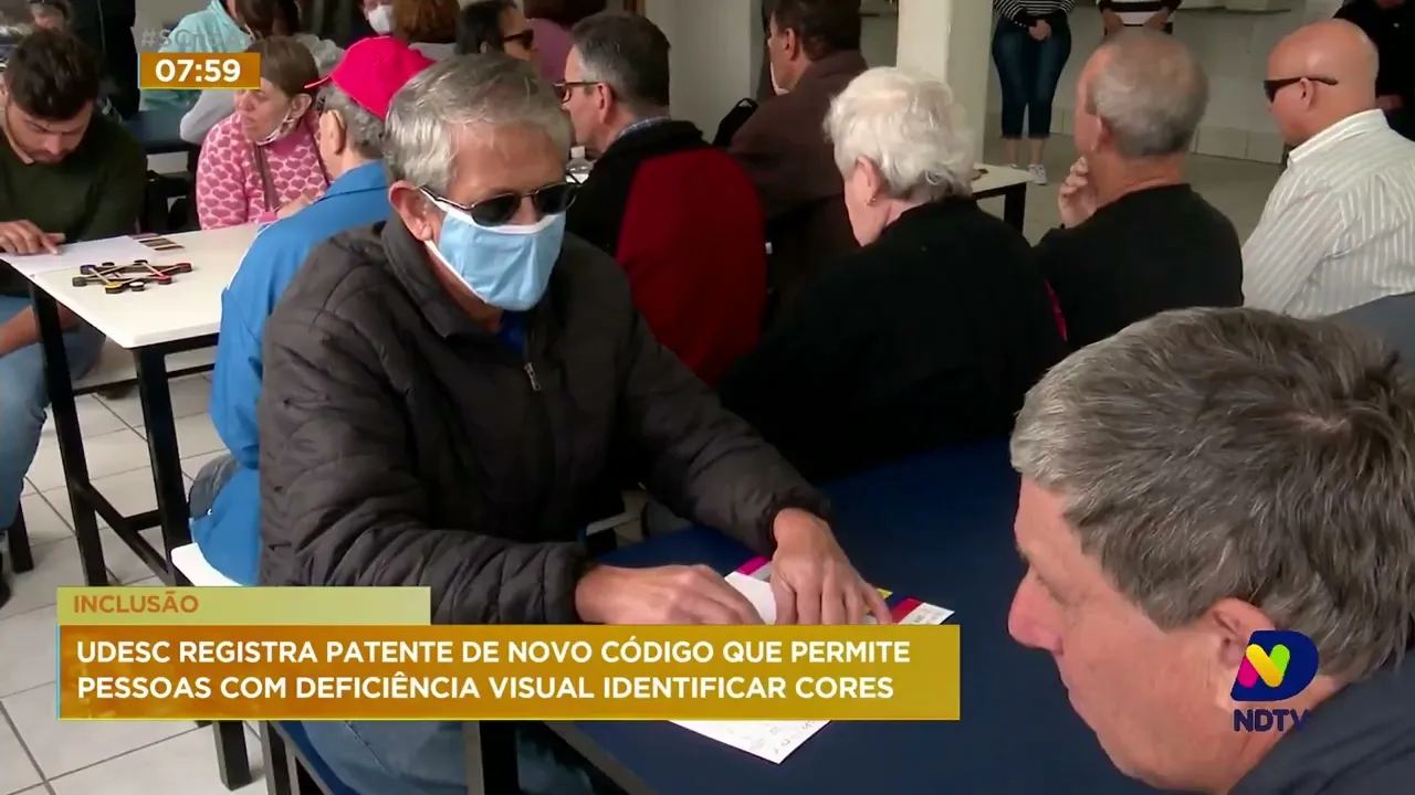 Udesc cria sistema de códigos que permite a identificação das cores por deficientes visuais