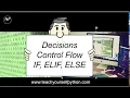 - If-else-elif control flow