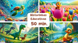 HISTORINHAS EDUCATIVAS - 50 minutos | #historiainfantilparadormir #historiainfantil #historinha