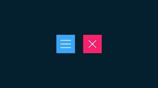 Menu Toggle Icon using CSS Vanilla Javascript Hamburger Toggle Menu