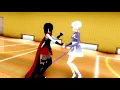 MMD RWBY Ruby kissed a girl