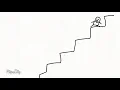falling down stairs gif