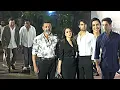 Lagu Sunny Deol, Bobby Deol With Family and cast at IKKIS movie Screening 