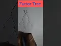Factor Tree of 72