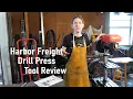 Harbor Freight 10 inch Drill Press Unboxing and Review