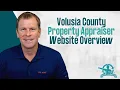 Volusia County Property Appraiser Website Overview