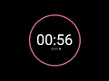 56 Second Countdown Timer iPhone Timer Style