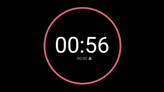 56 Second Countdown Timer iPhone Timer Style