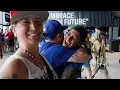 Yells cheers and Go Bills as fans enter Highmark Stadium for the first time