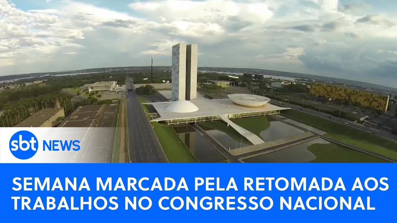 Semana tem retomada dos trabalhos no Congresso e posse de Zanin no STF | #SBTNewsnaTV (31/07/23)