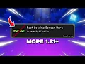 Fast Loading Screen For MCPE 1 21 MCPE Slow Loading Problem blem Solved
