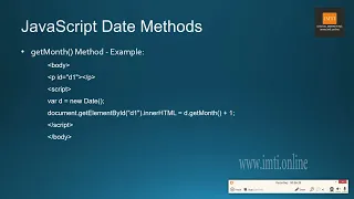 Date Object in JavaScript in Hindi JavaScript Course Lesson 11