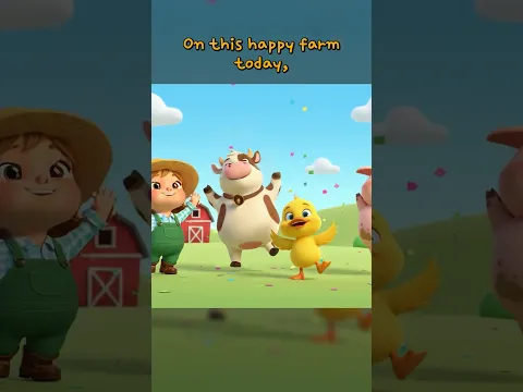 Watch the Pigs Roll in Mud | Farm Animals Silly Song 🐷 #KidsSongs