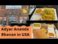 Adyar Ananda Bhavan A2B - USA