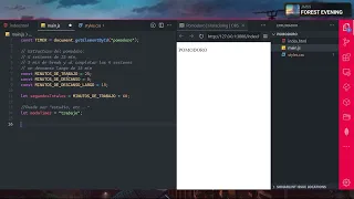 DESARROLLO DE UN POMODORO CON HTML CSS y JavaScript PROYECTO 1