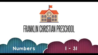 Numbers 1 - 31
