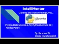 Python Data Science AI Python Lecture 36 Pandas Part 4