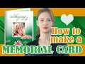 How To Make A Memorial Card