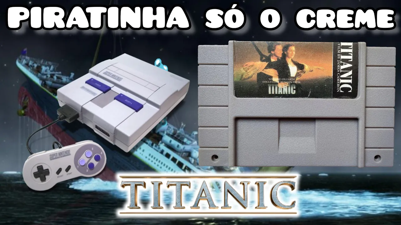 PIRATINHA TITANIC DE SUPER NINTENDO ????‍☠️????‍☠️
