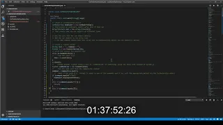 Timelapse Writing a Java program from start to finish Objects Inheritance