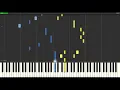 amour (piano) - Jean-Michel Blais (Synthesia Tutorial | Official Sheet)