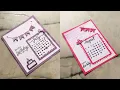 Here s the full tutorial of my 4 most viral calendar birt ay card