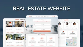 How To Make Complete Responsive Real-Estate Website Design HTML CSS Javascript - From Scratch