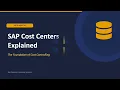 SAP Cost Center Explained