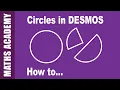 How to Draw Circles in DESMOS